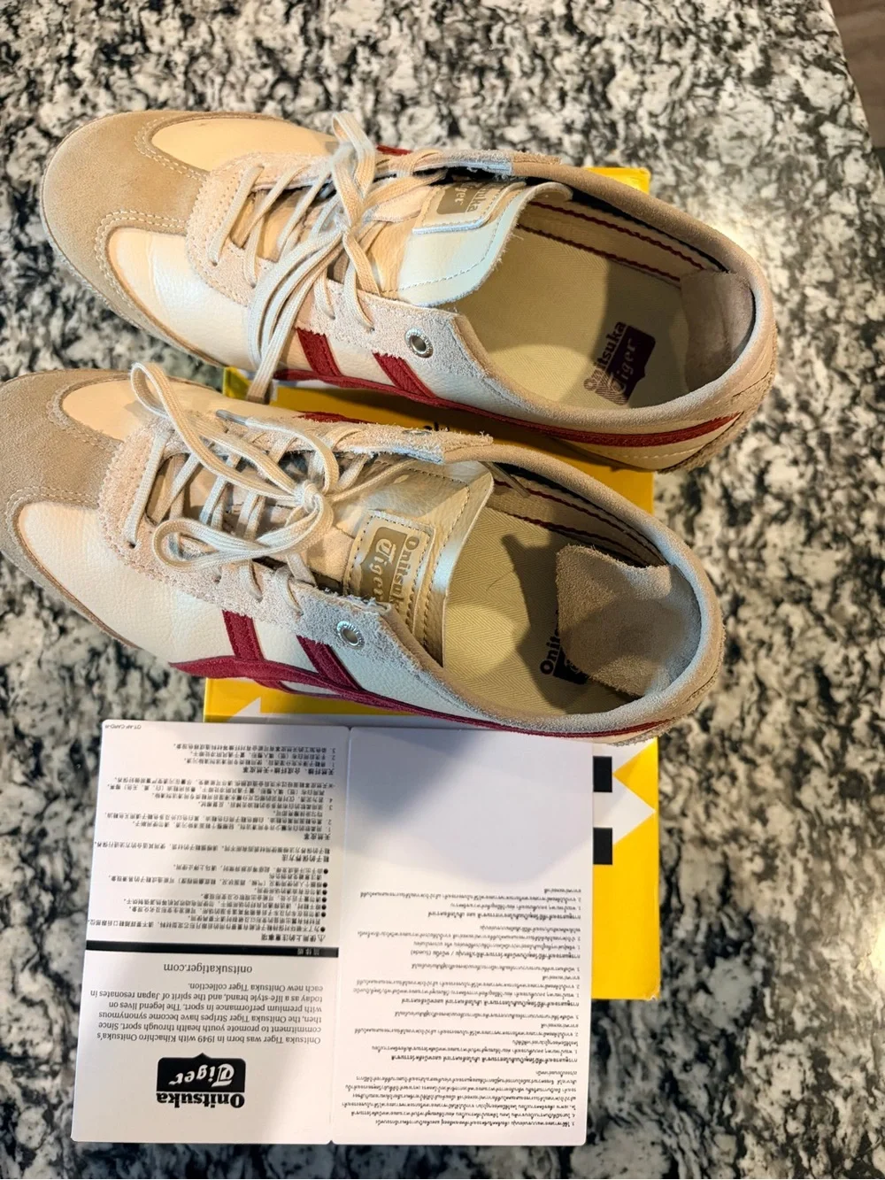 Onitsuka Tiger by Asics Men's Sneakers - Cream, Tan & Red